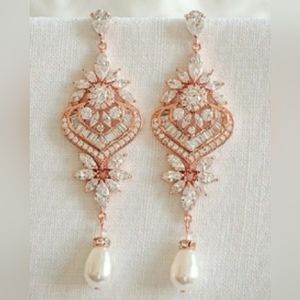 Chandelier Vintage Wedding/Bridal Earrings, Roaring 20's style, Boho